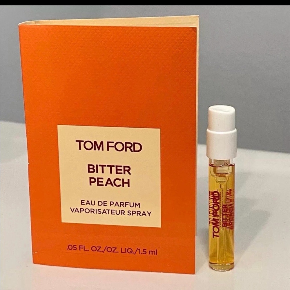 LOT OF 10 Tom Ford Bitter Peach EDP Spray Sample Vial 1.5 ml / .05 oz Travel - Picture 3 of 7